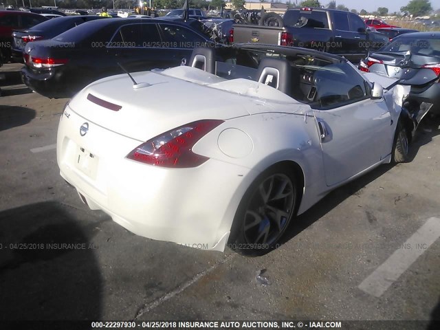 JN1AZ4FH6DM790730 - 2013 NISSAN 370Z TOURING WHITE photo 4