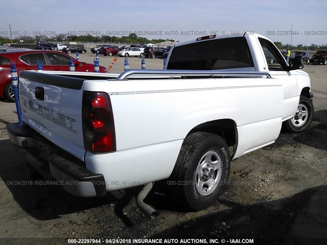 1GCEC14V73Z208238 - 2003 CHEVROLET SILVERADO C1500 WHITE photo 4