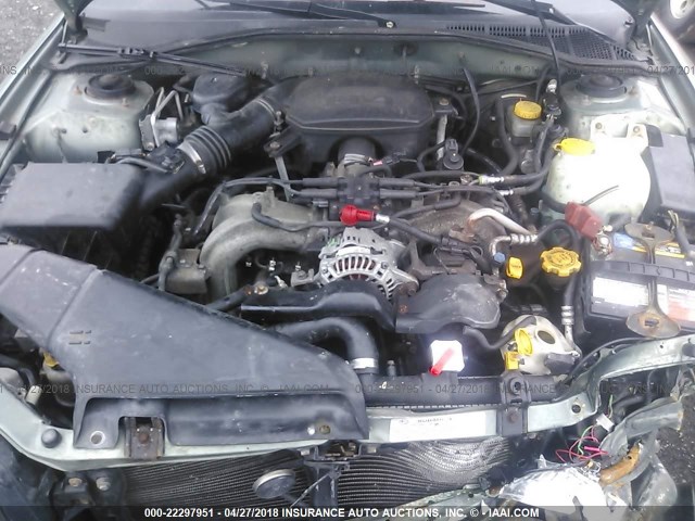 4S3BH675547619891 - 2004 SUBARU LEGACY OUTBACK AWP 绿色 照片 10