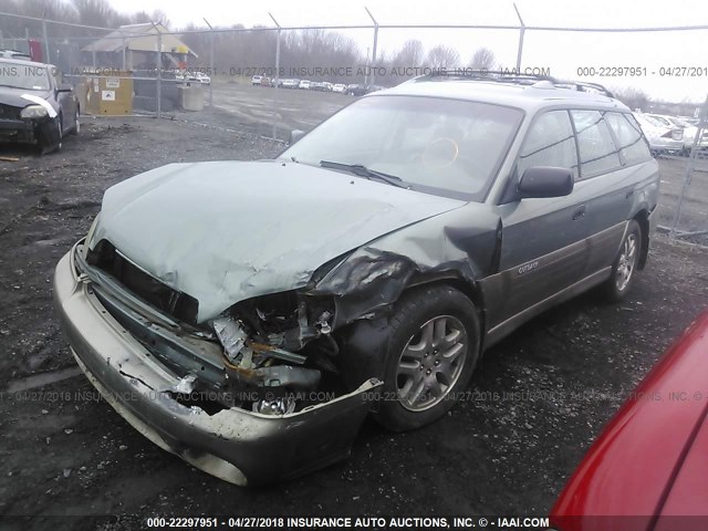 4S3BH675547619891 - 2004 SUBARU LEGACY OUTBACK AWP 绿色 照片 2