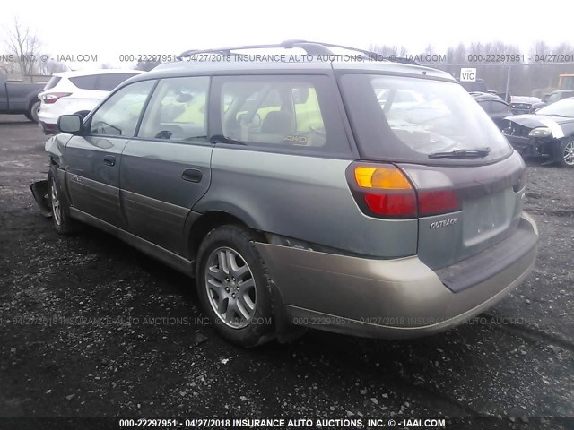 4S3BH675547619891 - 2004 SUBARU LEGACY OUTBACK AWP 绿色 照片 3