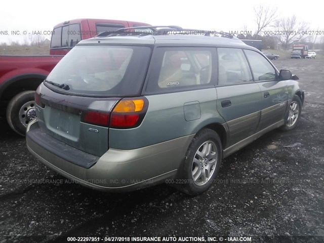 4S3BH675547619891 - 2004 SUBARU LEGACY OUTBACK AWP 绿色 照片 4