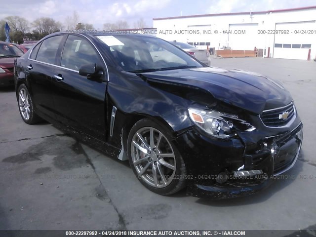 6G3F15RW8EL943421 - 2014 CHEVROLET SS BLACK photo 1