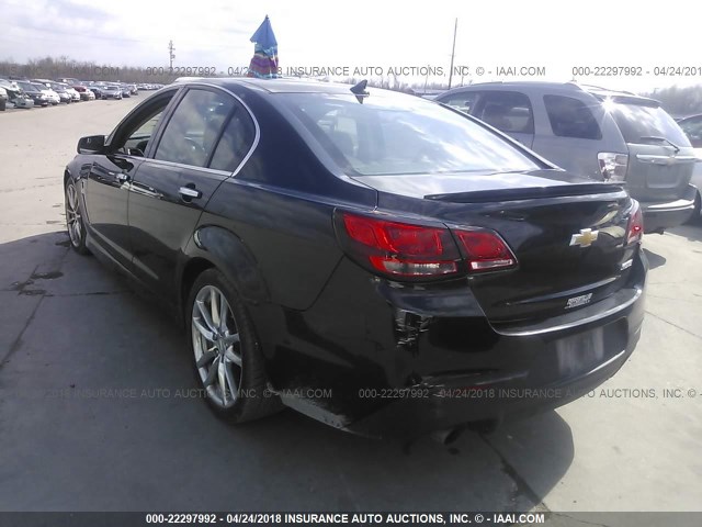 6G3F15RW8EL943421 - 2014 CHEVROLET SS BLACK photo 3