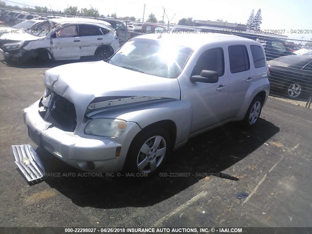3GNCA13D38S659474 - 2008 CHEVROLET HHR LS SILVER photo 2