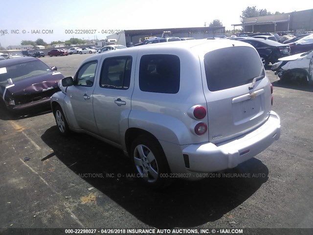 3GNCA13D38S659474 - 2008 CHEVROLET HHR LS SILVER photo 3