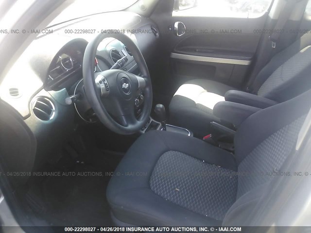 3GNCA13D38S659474 - 2008 CHEVROLET HHR LS SILVER photo 5