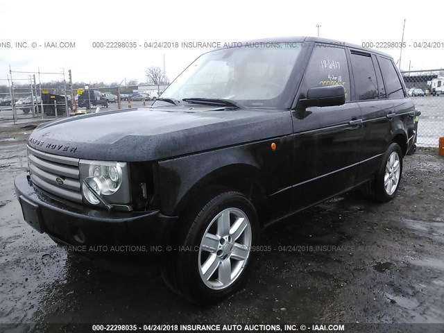 SALME11495A186626 - 2005 LAND ROVER RANGE ROVER HSE BLACK photo 2