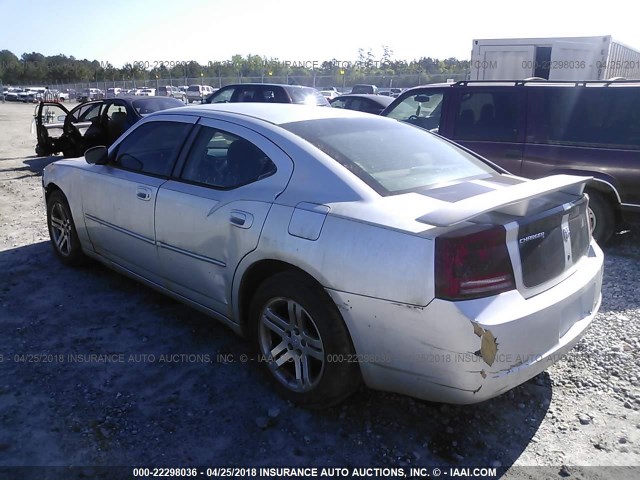 2B3KA43R46H466687 - 2006 DODGE CHARGER SE/SXT SILVER photo 3