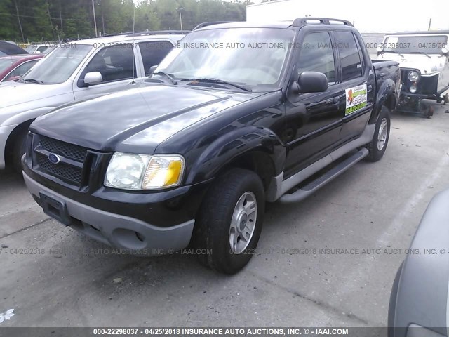 1FMZU67E83UB19228 - 2003 FORD EXPLORER SPORT TR  BLACK photo 2