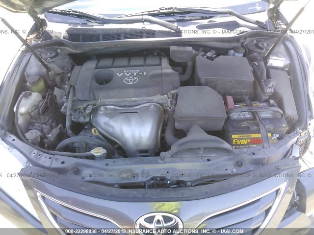 4T4BF3EK8AR068464 - 2010 TOYOTA CAMRY SE/LE/XLE 灰色 照片 10