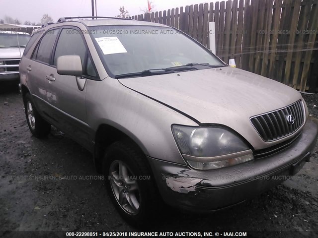 JT6HF10U4Y0136743 - 2000 LEXUS RX 300 BEIGE photo 1