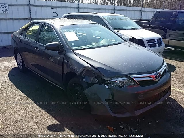4T1BD1FK8CU026348 - 2012 TOYOTA CAMRY HYBRID/LE/XLE 灰色 照片 1