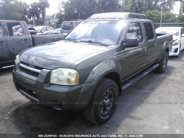 1N6ED29X43C432192 - 2003 NISSAN FRONTIER CREW CAB XE/CREW CAB SE GREEN photo 6