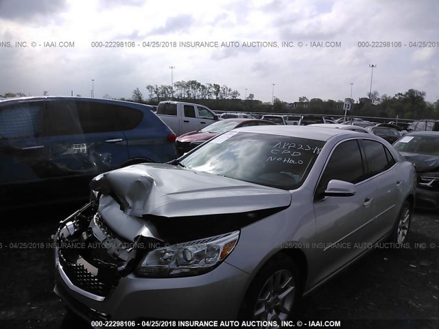 1G11C5SL8EF134624 - 2014 CHEVROLET MALIBU 1LT SILVER photo 2