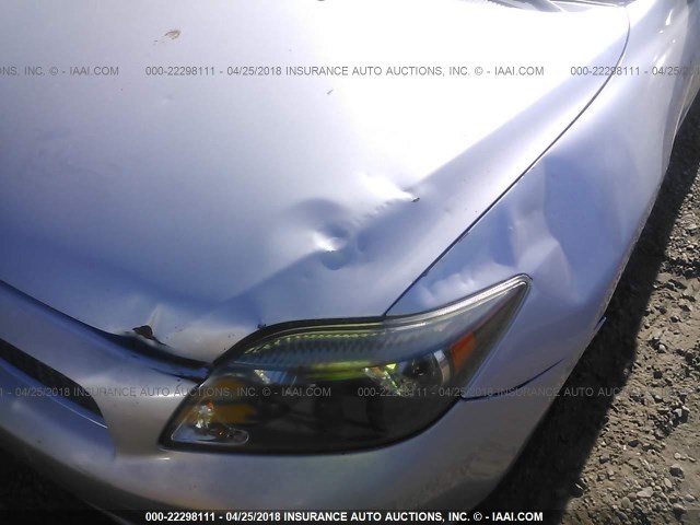JTKDE177260104602 - 2006 TOYOTA SCION TC 银色 照片 6