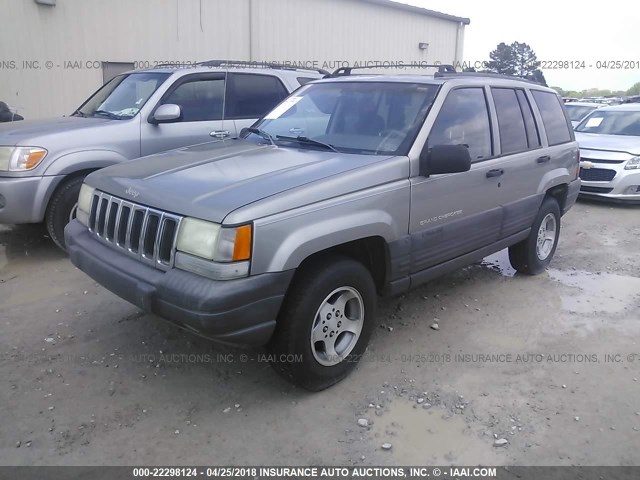 1J4GZ58S2WC287897 - 1998 JEEP GRAND CHEROKEE LAREDO/TSI BEIGE photo 2