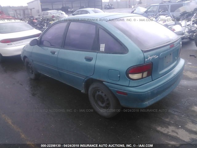 KNJLT06H3S6163031 - 1995 FORD ASPIRE GREEN photo 3