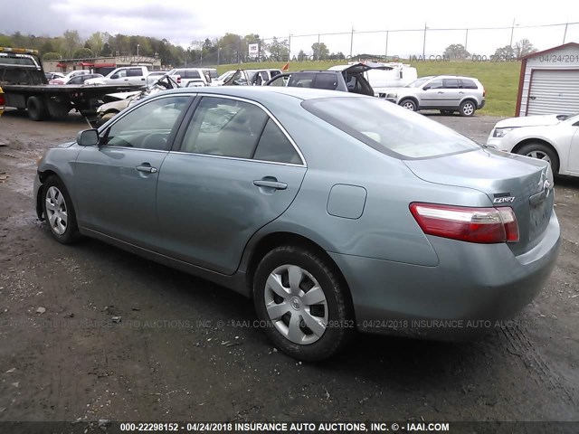 4T1BE46K17U533628 - 2007 TOYOTA CAMRY NEW GENERAT CE/LE/XLE/SE GREEN photo 3