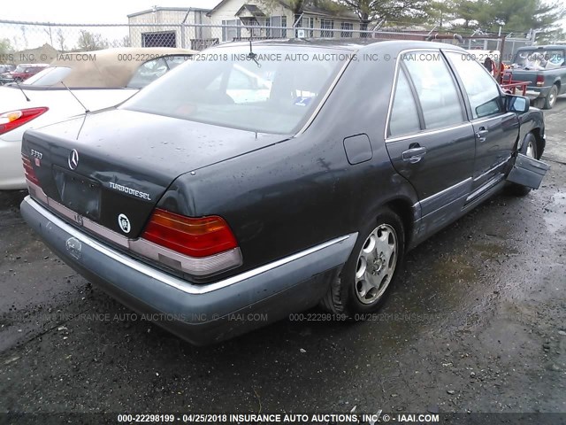 WDBGB34E0SA196033 - 1995 MERCEDES-BENZ S 350D GRAY photo 4