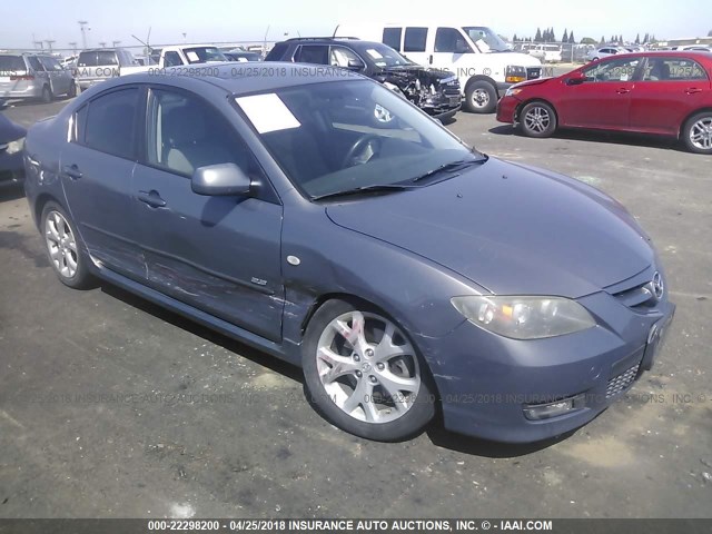 JM1BK324881805691 - 2008 MAZDA 3 S GRAY photo 1