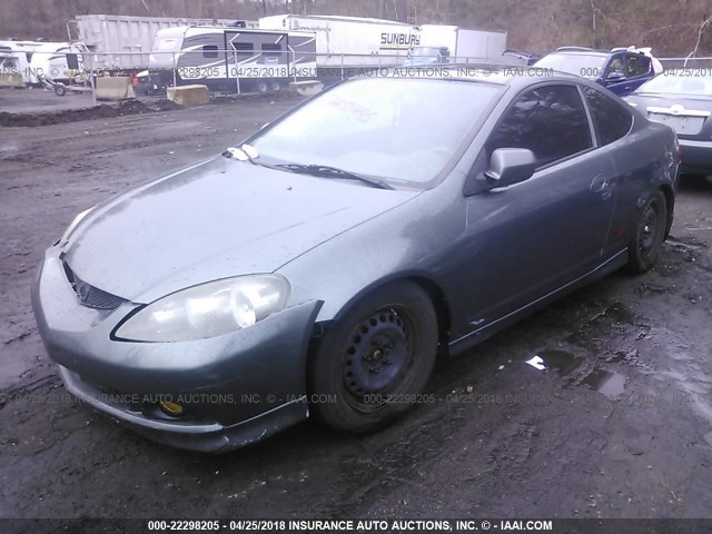 JH4DC53016S015426 - 2006 ACURA RSX TYPE-S GRAY photo 2