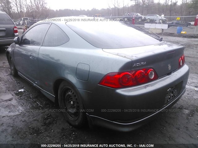 JH4DC53016S015426 - 2006 ACURA RSX TYPE-S GRAY photo 3