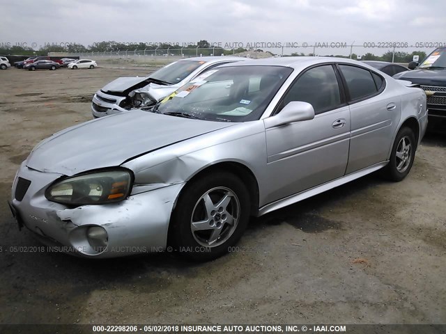 2G2WS522241110868 - 2004 PONTIAC GRAND PRIX GT2 ვერცხლისფერი ფოტო 2