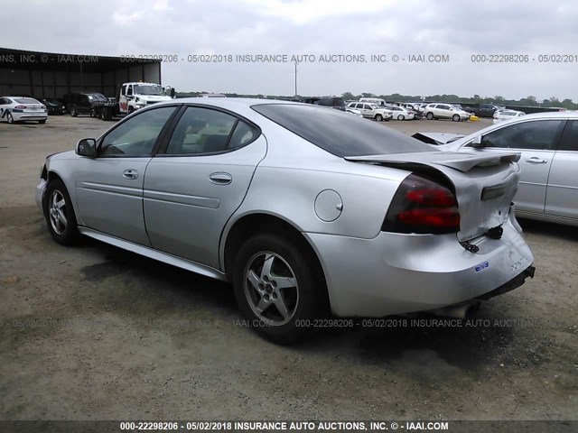 2G2WS522241110868 - 2004 PONTIAC GRAND PRIX GT2 SILVER photo 3