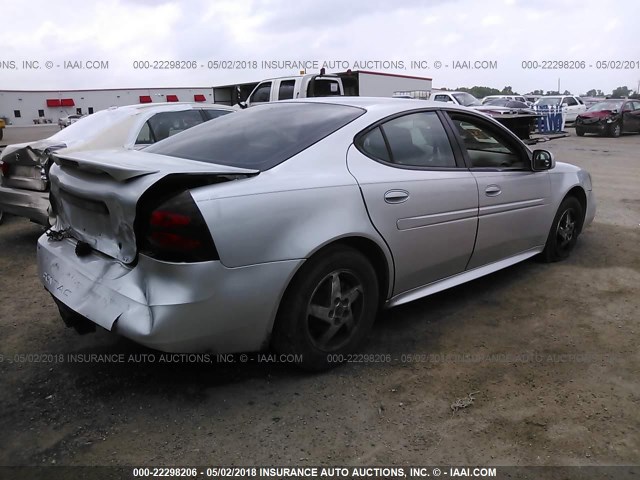 2G2WS522241110868 - 2004 PONTIAC GRAND PRIX GT2 SILVER photo 4