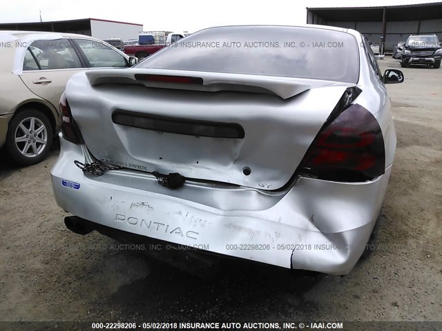 2G2WS522241110868 - 2004 PONTIAC GRAND PRIX GT2 SILVER photo 6