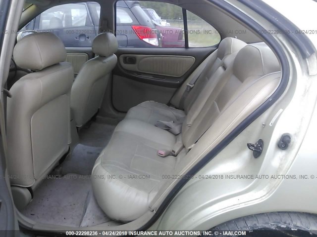 1N4DL01D4XC219262 - 1999 NISSAN ALTIMA XE/GXE/SE/GLE BEIGE photo 8