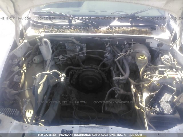 1B7GG22N6YS572897 - 2000 DODGE DAKOTA WHITE photo 10