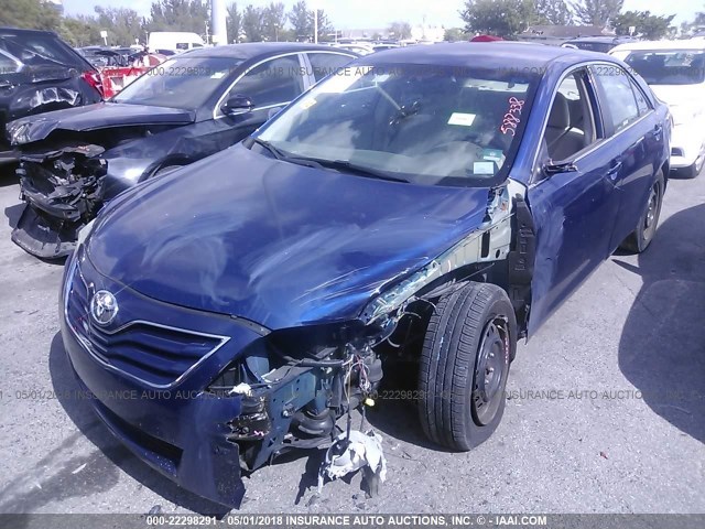 4T1BF3EK1BU588338 - 2011 TOYOTA CAMRY SE/LE/XLE BLUE photo 6