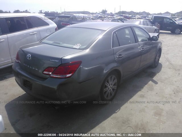 4T1BK36B76U139178 - 2006 TOYOTA AVALON XL/XLS/TOURING/LIMITED GRAY photo 4