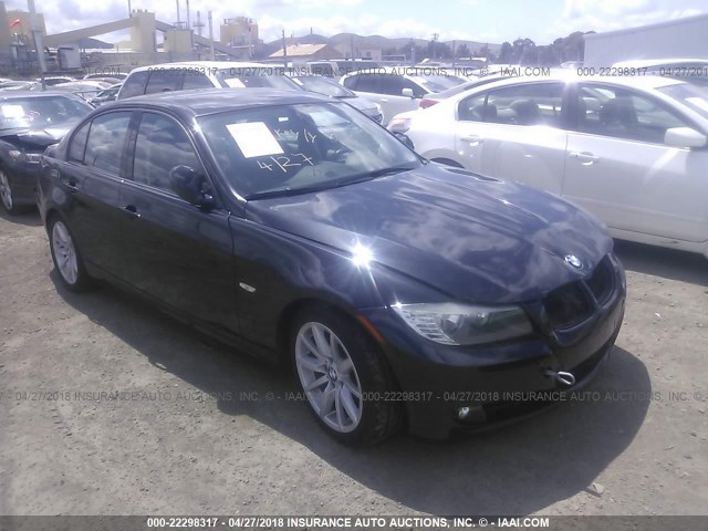 WBAPH5C5XBA447229 - 2011 BMW 328 I SULEV BLACK photo 1