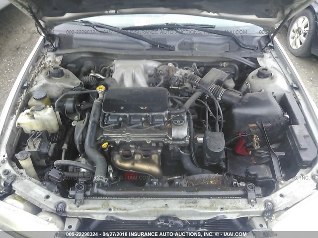 4T1BF22K71U967938 - 2001 TOYOTA CAMRY LE/XLE ვერცხლისფერი ფოტო 10