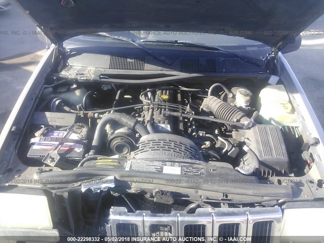 1J4GZ58S4TC246375 - 1996 JEEP GRAND CHEROKEE LAREDO GRAY photo 10