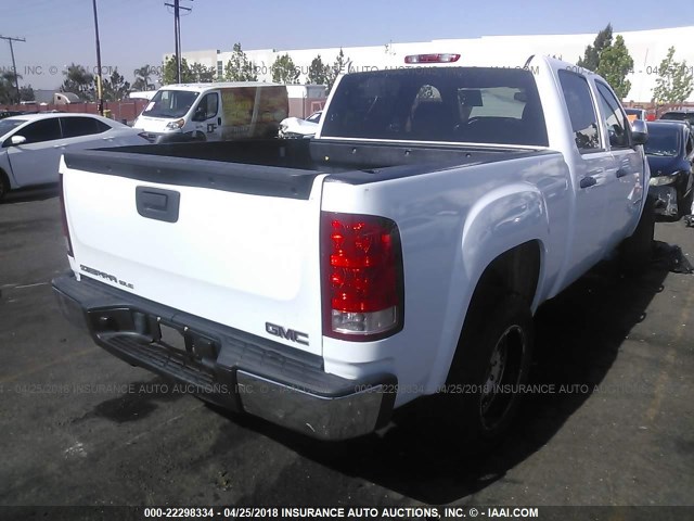 2GTEC13C171545597 - 2007 GMC NEW SIERRA C1500 WHITE photo 4