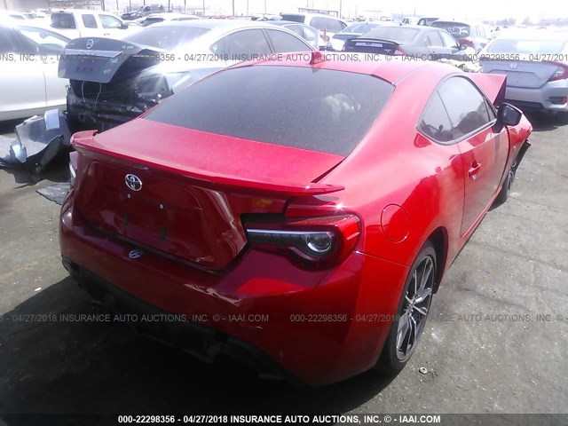 JF1ZNAA14H8704274 - 2017 TOYOTA 86 SPECIAL EDITION RED photo 4