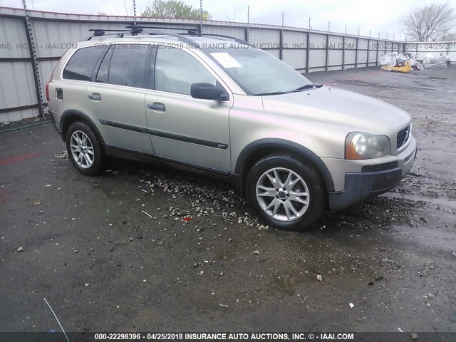 YV1CM91H341061864 - 2004 VOLVO XC90 T6 TAN photo 1