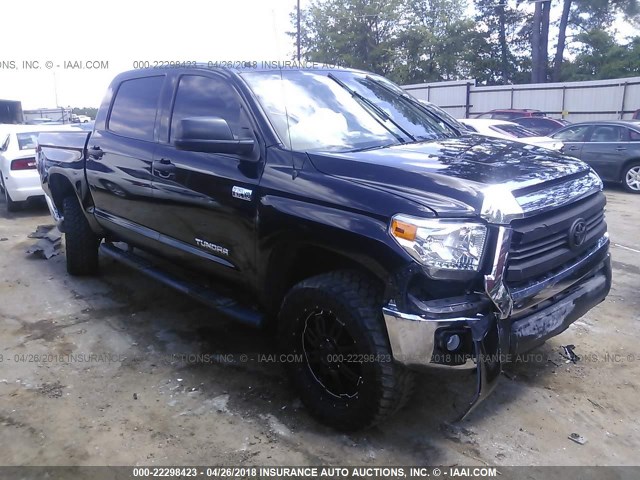 5TFDW5F16EX364967 - 2014 TOYOTA TUNDRA CREWMAX SR5 BLACK photo 1