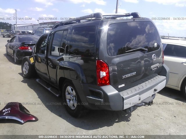 5N1AN0NU4DN817431 - 2013 NISSAN XTERRA X/S/PRO-4X GRAY photo 3