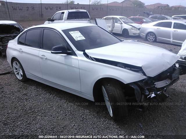 WBA3C1C56EK106379 - 2014 BMW 328 I SULEV WHITE photo 1