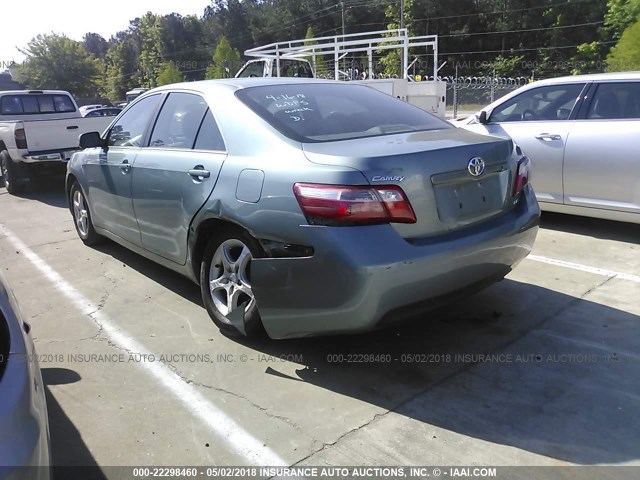 4T1BE46K97U698956 - 2007 TOYOTA CAMRY NEW GENERAT CE/LE/XLE/SE GREEN photo 3