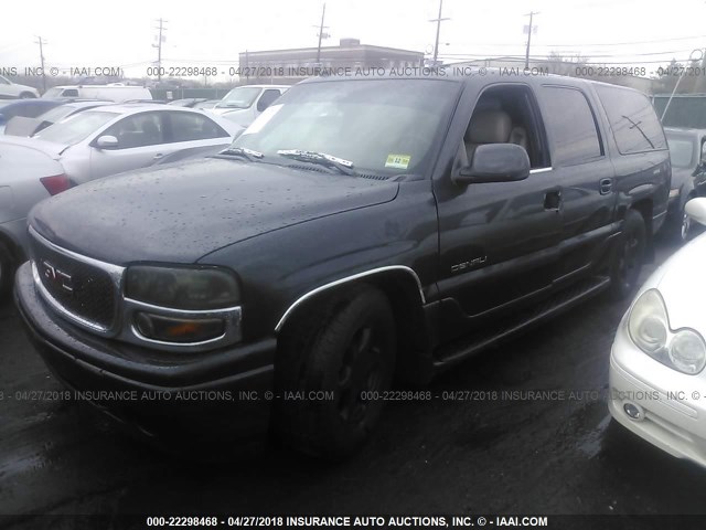 1GKFK66U44J254428 - 2004 GMC YUKON XL DENALI GRAY photo 2