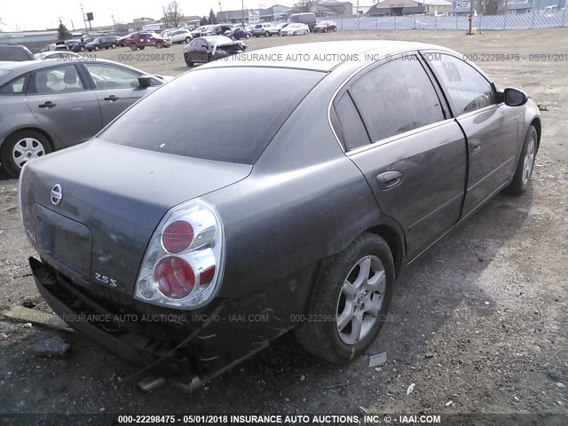 1N4AL11D16C145029 - 2006 NISSAN ALTIMA S/SL GRAY photo 4