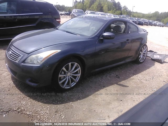 JNKCV64EX8M111214 - 2008 INFINITI G37 JOURNEY/SPORT Dark Blue photo 2