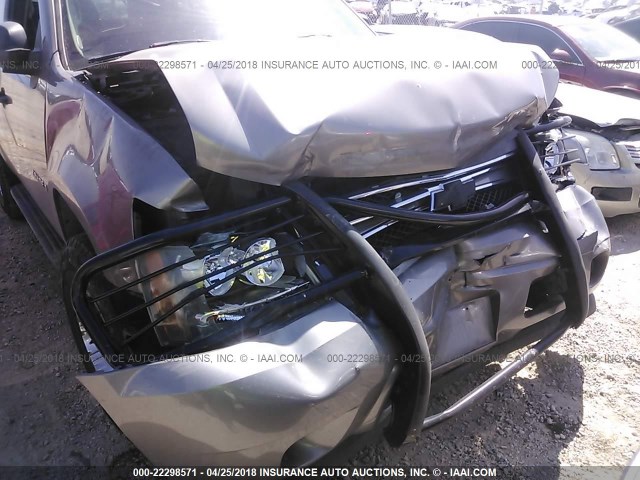 1GNFC13077R182263 - 2007 CHEVROLET TAHOE C1500 GRAY photo 6