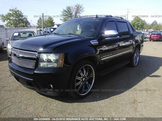 3GNEC32J29G214038 - 2009 CHEVROLET AVALANCHE C1500 LTZ BLACK photo 2